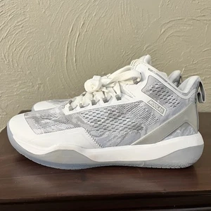 Moolah Neovolt Pro Mid Grey Storm Sneakers White Blue Womens Size 8 - Picture 1 of 7