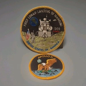 Apollo II und First Luner Landung Patches - Bild 1 von 4
