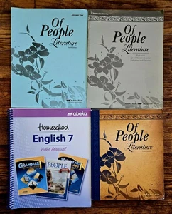 Abeka 7th Grade 7 Language Of People Literature Quiz Test Key English FB581 - Picture 1 of 5