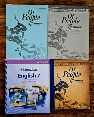 Abeka 7th Grade 7 Language Of People Literature Quiz Test Key English FB581 - Image 1 of 4