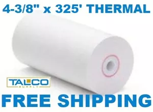 (24) 4-3/8" x 325' THERMAL PRINTER PAPER ROLLS ~FAST FREE SHIPPING~ - Picture 1 of 1