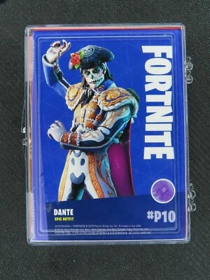 2020 PANINI FORTNITE SERIES 2 11 CRACKED ICE CARD PROMO SET *DANTE P10 INCLUDED* - Image 1 of 2
