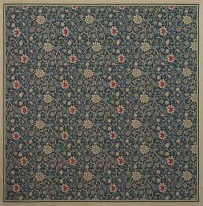 Fiori De Morris Tappezzeria Belga Decorativo Copriletto - Imagen 1 de 3
