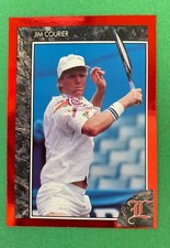 1992 Legends Sports Memorabilia RED FOIL #57 Jim Courier Tennis Trading Card