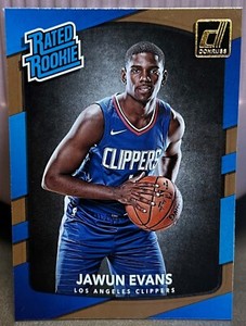 2017-18 Panini Donruss Rated Rookie #162 Jawun Evans - Los Angeles Clippers