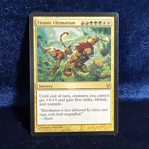 Titanic Ultimatum Shards of Alara Rare MTG Magic the Gathering Card 31/80 - Picture 1 of 4