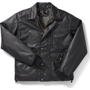 Filson Aberdeen Work Jacket -XL- 20076931 MADE IN USA Blue Coal Waxed Dark Navy - Picture 1 of 7