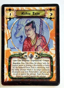 Kitsu Toju Experienced L5R Legend of the Five Rings CCG Time of the Void - Picture 1 of 1