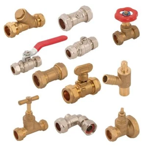 Wasserhahn Kugelhahn Absperrhahn Schrägsitzventil Absperrventil Rückschlagventil - Bild 1 von 32