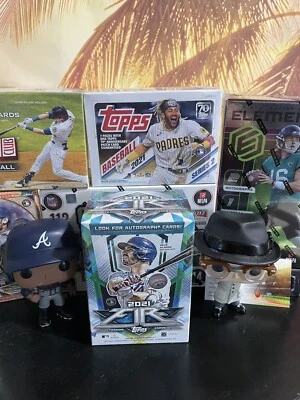 Topps Fire 2021 Baseball Trading Card Blaster Box (46 Cards) - Image 1 of 3