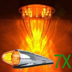 7X 39cm*9cm*10cm Amber Led 17Diodes Cab Upper Top Running Light for Peterbilt - Picture 1 of 9