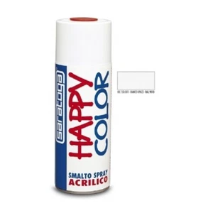 HAPPY COLOR BIANCO OPACO RAL 9010 400 ML - Foto 1 di 1