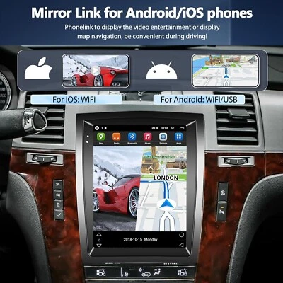 9.7" Android 13 Navegación Wifi Reproductor GPS Radio Estéreo Para Cadillac Escalade 2007-14 Foto 1 de 4