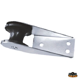 1 MUSONE DI PRUA IN ACCIAIO INOX mm. 155 PER SCORRIMENTO CATENA CIMA - Foto 1 di 2