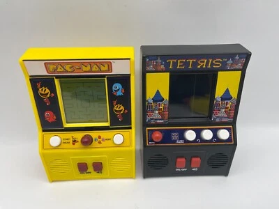 DOS Mini Juegos Portátil Retro Clásicos Arcade PAC-MAN & TETRIS Diversión Básica PROBADOS Foto 1 de 4