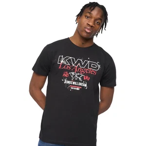 Kings Will Dream Mapped Mens Casual Urban Fashion Designer T-Shirt Black - Picture 1 of 5