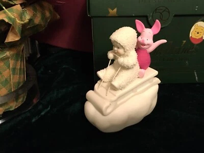 DEPARTMENT 56 Dept 56 Snowbabies "Look, Pooh! No Hands!" New in Box First quality