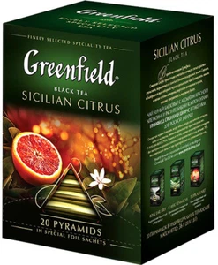 TÉ NEGRO CÍTRICO SICILIANO GREENFIELD 20 PIRÁMIDES RF SIN TRANSGÉNICOS Hecho en Rusia Vendedor de EE. UU. - Imagen 1 de 1