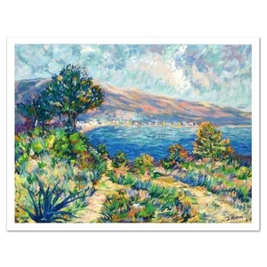 Jacqueline Kamin ""Laguna Vista"" LED numerado y firmado a mano sobre lienzo. Nuevo - Imagen 1 de 2