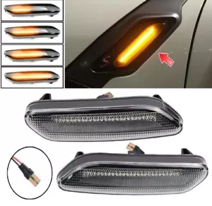 R60 MINI Cooper S JCW LED Dynamic Sequential Flowing Indicators Repeaters Clear - Picture 1 of 4