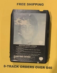 8 track tape Tested/Serviced John Lennon Imagine Beatles - Imagen 1 de 2
