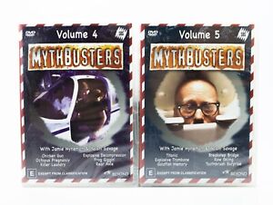 Mythbusters DVD Set Volume 4 & 5  Adam Savage Region 4 New Sealed