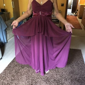 maxikleid festlich 38, Farbe Beere, Neu! - Bild 1 von 6