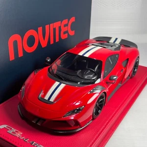 1/18 Peako Ferrari F8 Tributo Novitec N-Largo Rojo con Tira Ltd 20 piezas 84304 - Imagen 1 de 2