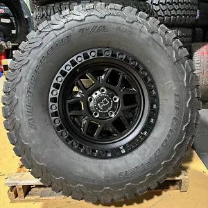 4) 17x9 Black Rhino Kelso Wheels 35" BFG AT Tires 5x5 Jeep Wrangler JK JL - Picture 1 of 5