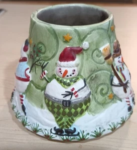 Adorable & Festive Yankee Candle Snowman Topper - Picture 1 of 4