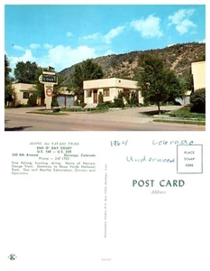 PC cromada vintage End O' Day Court Durango, Colorado 1964 - Imagen 1 de 1