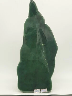 Nephrit Jade Skulptur Freie Form Dekoration Heilstein Edelstein Poliert - Bild 1 von 4