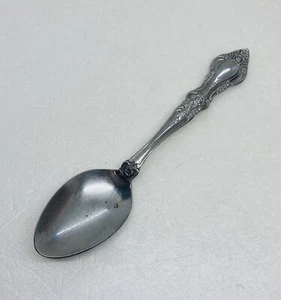 Vintage United Silver Co. Dinner Serving Spoon 8” Stainless Rose Handle 29 - Picture 1 of 10