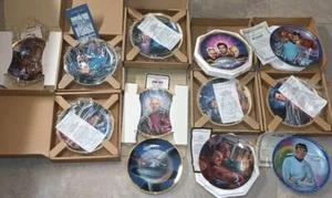 The Hamilton Collection Star Trek Collector's Plates Lot Of 12 Authentic - Picture 1 of 8