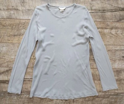 Blusa Camisa COMME Des GARÇONS Vintage Top Mujer Talla L Gris Años 80 90 Foto 1 de 4