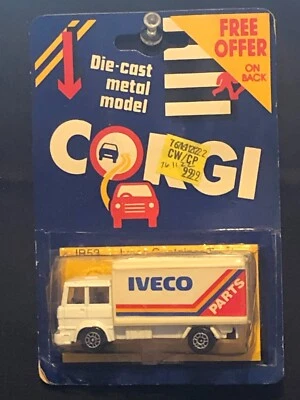 VINTAGE 1984 CORGI JB59 DELIVERY TRUCK IVECO PARTS - Image 1 of 2