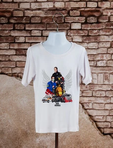 First Responder Hero's Kid's Natural Bamboo Fabric Unisex T-Shirt XSM to XL - Picture 1 of 3