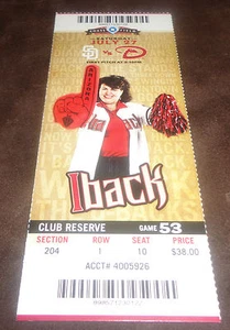 DIAMONDBACKS 2013 TICKET STUB 7/27/13 VS PADRES~Andrew Cashner FIRST MLB HR - Foto 1 di 1