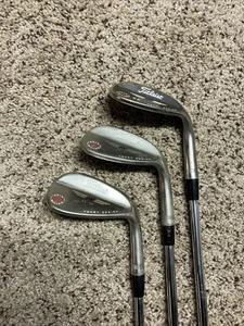 Titleist Vokey Spin Milled Black Nickel Wedge Set 52 56 60 Gap Sand Lob RH - Bild 1 von 17