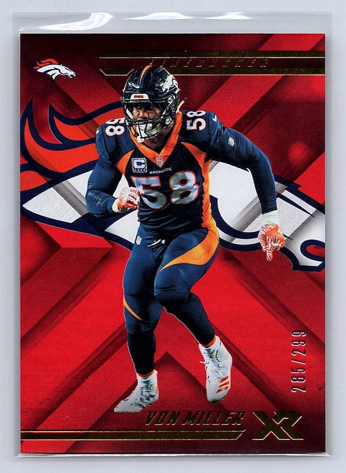 Von Miller 2018 Panini XR #40 Red #/299 - Image 1 of 2