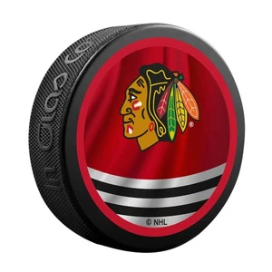 Chicago Blackhawks Retro Hockey Souvenir Spiel Puck - Bild 1 von 2