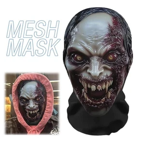 Halloween Nylon Mask Skeleton Masks Scary Skull Balaclava Ghost Cosplay Costume - Picture 1 of 12