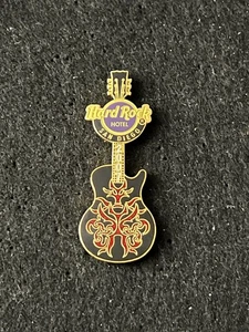 Hard Rock Hotel San Diego 2007 Red Tattoo Black Guitar Pin - Picture 1 of 7