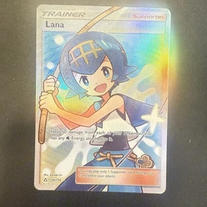 Tarjeta Pokémon - Lana Ultra Prisma 150/156 Ultra Raro Sol y Luna SM Arte Completo Holo  - Imagen 1 de 6