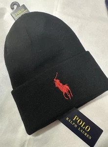Neu mit Etikett Polo Ralph Lauren Winter Beanie Mütze, Einheitsgröße, Unisex - Bild 1 von 4
