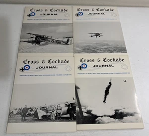 Complete 1976 Set Of Cross & Cockade Journal PB Books The Society Of World War 1 - Picture 1 of 13