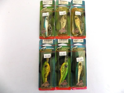 COTTON CORDELL GRAPPLER SHADS 3/CD154 & 3/CD144 - 美国 - 6 LURES - B72 — 第 1/4 张图片