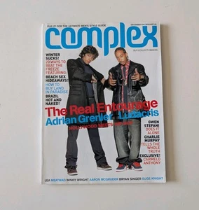 COMPLEX Magazine December 2004 Adrian Grenier Ludacris Gwen Stefani Suge Knight - Picture 1 of 2