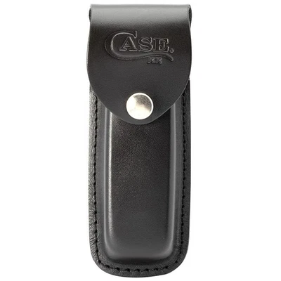 CASE XX KNIVES SHEATH - LARGE - GENUINE BLACK LEATHER - 9 1/2 in. OVERALL (5223 - Image 1 of 2