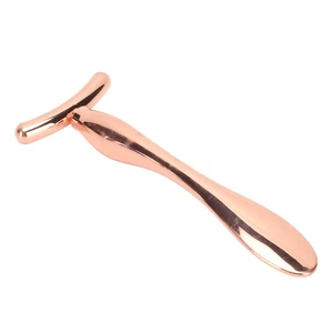 Augencreme-Applikator Roségold T-förmiger Löffel Doppelkopf Fördert Die - Bild 1 von 23